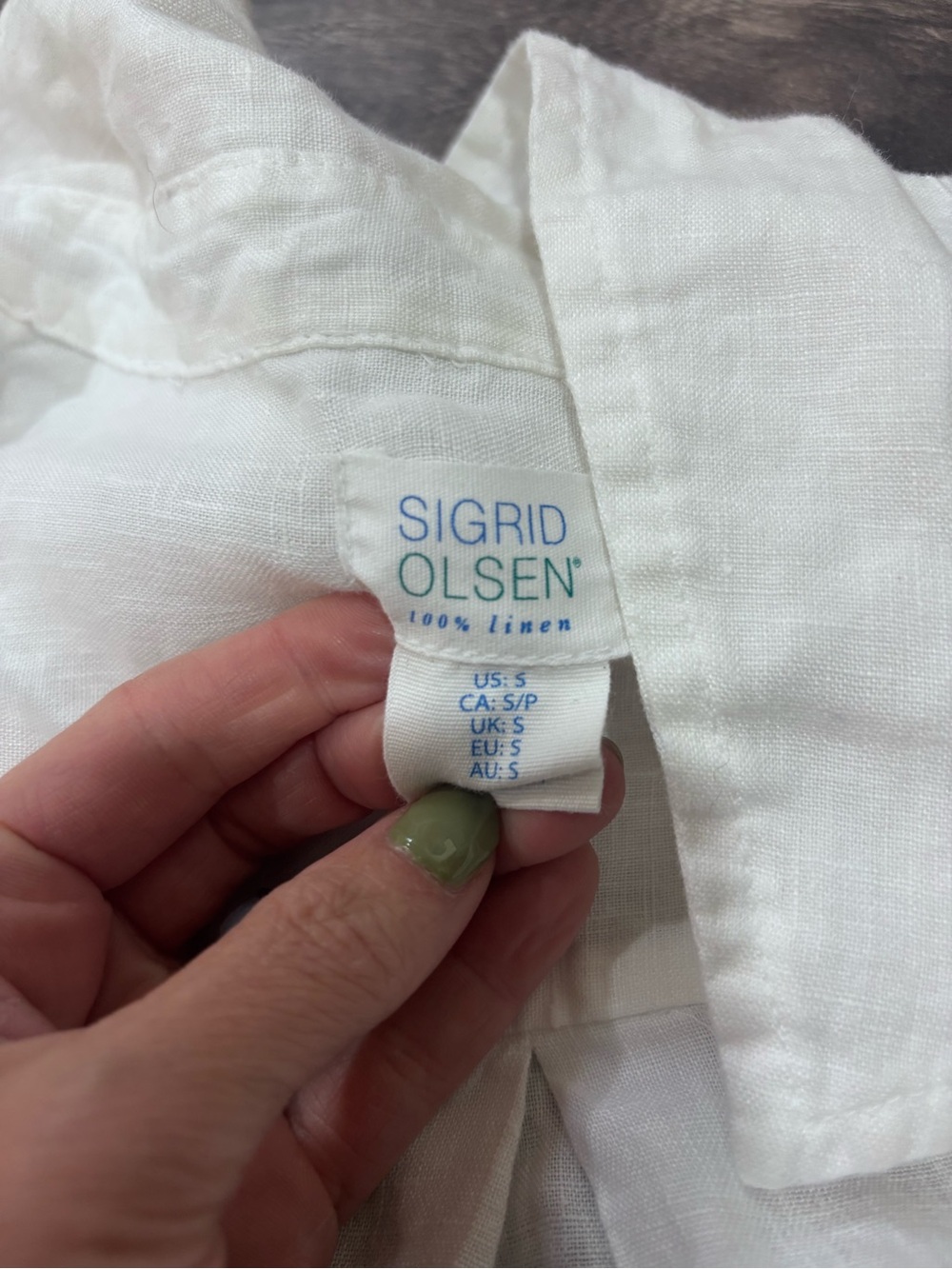 SIGRID OLSEN || Linen Top - Picture 2 of 2